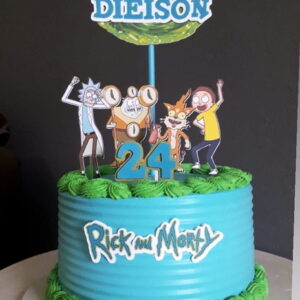 Arquivo de Corte Topo de Bolo Rick And Morty Studio