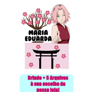 ARQUIVO DE CORTE TOPO DE BOLO - SAKURA