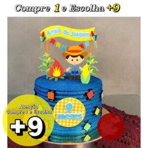Arquivo de Corte Topo de Bolo Sao Joao 005 - Studio