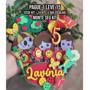 Arquivo de Corte Topo de Bolo Sítio do Picapau Amarelo 1