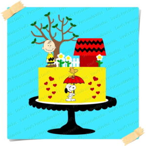 Arquivo de Corte Topo de Bolo Snoopy #5