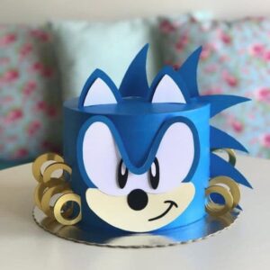 Arquivo de Corte Topo de Bolo Sonic #1