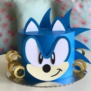 Arquivo de Corte Topo de Bolo Sonic + Brinde