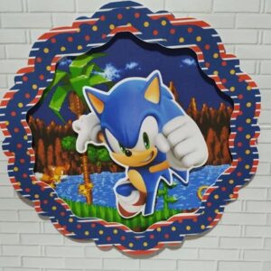 Arquivo de Corte Topo de Bolo Sonic