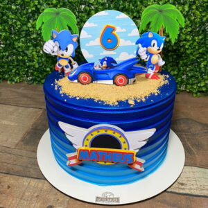 Arquivo de Corte - Topo de Bolo Sonic