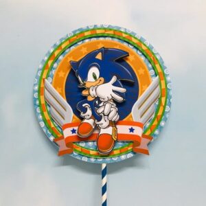 Arquivo de Corte Topo de Bolo Sonic