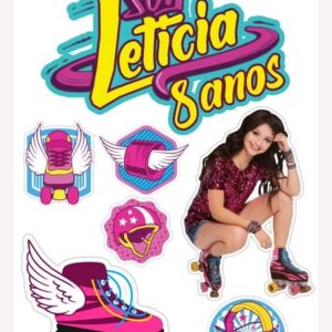 Arquivo de corte topo de bolo Sou Luna