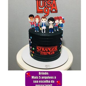 Arquivo De Corte Topo De Bolo Stranger Things