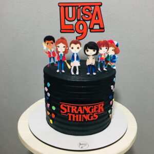 Arquivo de Corte Topo de Bolo Stranger Things Studio