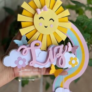 Arquivo de Corte Topo de Bolo Sunshine