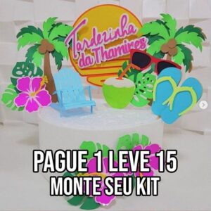 Arquivo de corte Topo de bolo Tardezinha Camadas STUDIO +14