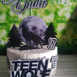 Arquivo de corte - topo de bolo Teen Wolf