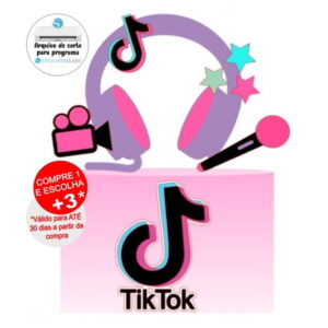 Arquivo de Corte Topo de Bolo Tik Tok