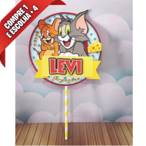 Arquivo de Corte Topo de Bolo Tom e Jerry