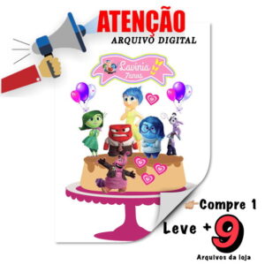 Arquivo de Corte Topo de Bolo - Topo de Bolo Divertidamente