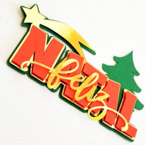 Arquivo de Corte Topo de Bolo - Topo de Bolo do Natal