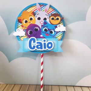 Arquivo de Corte Topo de Bolo/topper/tag Tema Bolofofo