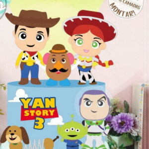 Arquivo de Corte Topo de Bolo Toy Story #17175