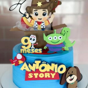 Arquivo de Corte Topo de Bolo Toy Story 2 Studio+brinde
