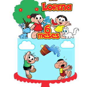 Arquivo de Corte Topo de Bolo Turma da Monica