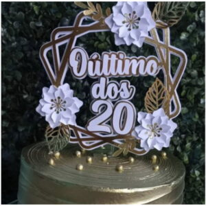 Arquivo De Corte Topo De Bolo Ultimo Dos Vinte 20 Studio 01