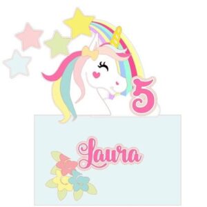 ARQUIVO DE CORTE TOPO DE BOLO UNICORNIO
