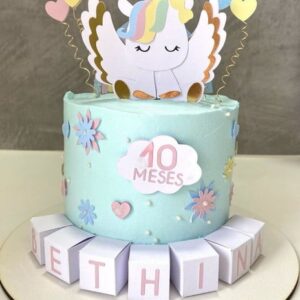 Arquivo de Corte Topo de Bolo Unicornio 5