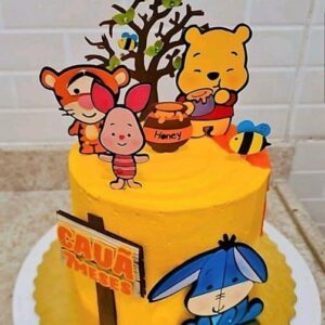 ARQUIVO DE CORTE TOPO DE BOLO URSINHO POOH #13652