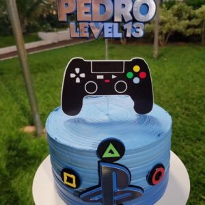 Arquivo de Corte Topo de Bolo Video Game