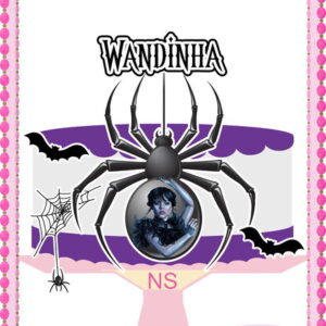 Arquivo de Corte Topo de Bolo Wandinha