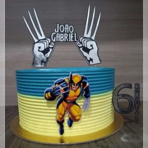 Arquivo de Corte Topo de Bolo Wolverine Studio