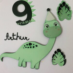 Arquivo de Corte Topo Dinossauro Cute