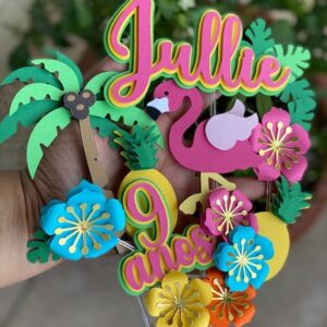 Arquivo de Corte- Topo Flamingo * Compre 1 e Leve + 12