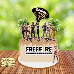 Arquivo de Corte Topo Free Fire 02 - Studio e PDF