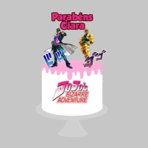 Arquivo de corte topo Jojo Adventure 2x1