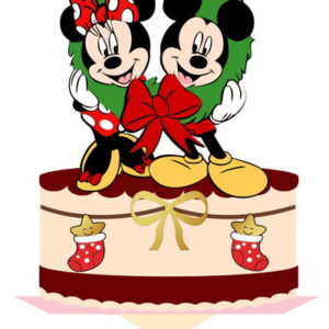 Arquivo de Corte Topo Mickey e Minnie Natal