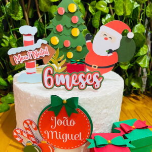 Arquivo de corte topo natal camadas