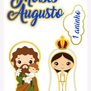 Arquivo de corte topo São José e Nossa Senhora de Fátima