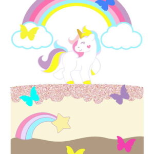 Arquivo de Corte Topo Unicornio Camada