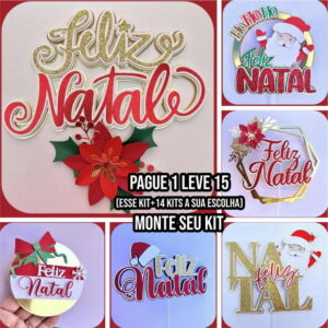 Arquivo de Corte Topos de Bolo Natal 4 Studio+14