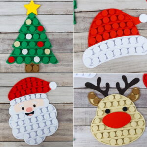 Arquivo de corte topos de bolo Natal POP IT