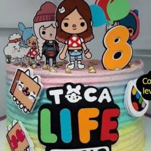 Arquivo de Corte Topos de Bolo Toca Life World Studio #5796