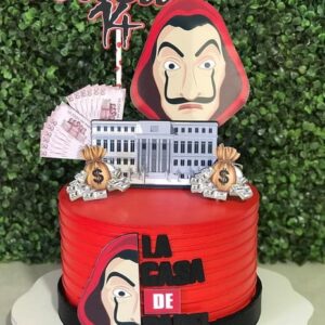 Arquivo de topo de bolo la casa de papel