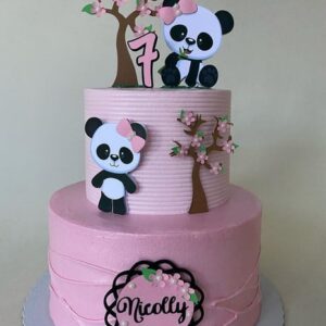 Arquivo de topo de bolo panda