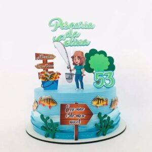 Arquivo de topo de bolo pescaria
