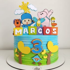 Arquivo de topo de bolo pocoyo