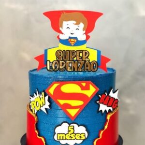 Arquivo de topo de bolo super homem