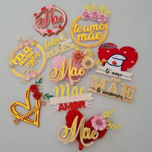 Arquivo Dia das Mães Kit 10 Topos de Bolo #14872 Studio