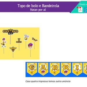 Arquivo Digital - Bandeirola e Topo de Bolo - Natan Por Aí