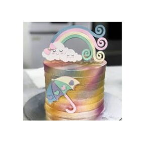 Arquivo Digital corte Topo de Bolo Chuva de Amor